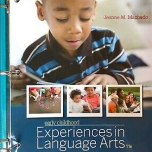 Early Childhood Experiences in Language Arts Book
